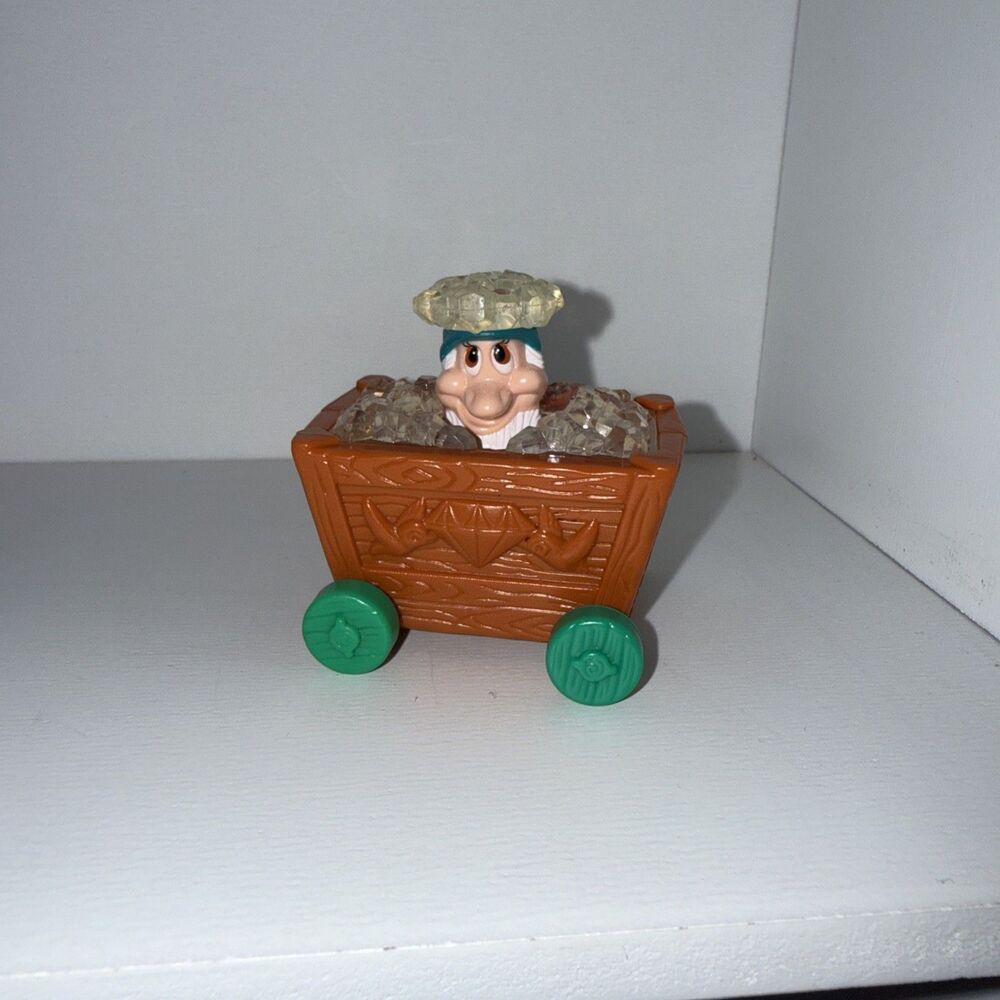 Snow White's Bashful In Diamond Mine Cart 1992 McDonald’s Happy Meal Toy